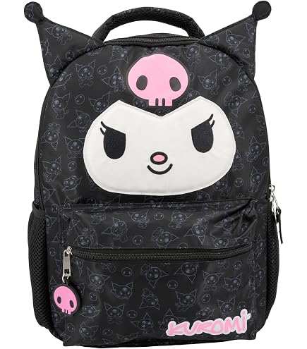 Hot Topic Her Universe Kuromi My Melody & My Sweet Piano Velvet Mini Backpack BURGUNDY NONE: Clothing, Shoes & Jewelry
