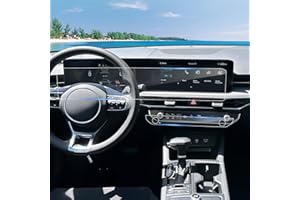 Coleya 2025 Kia K5 Screen Protector for Kia K5 (LXS/GT-Line/GT/EX) 12.3Inch Touchscreen&Air Conditioner, 2025 K ia K5 Accessories High Clarity Protective Film 12.3"&A/C