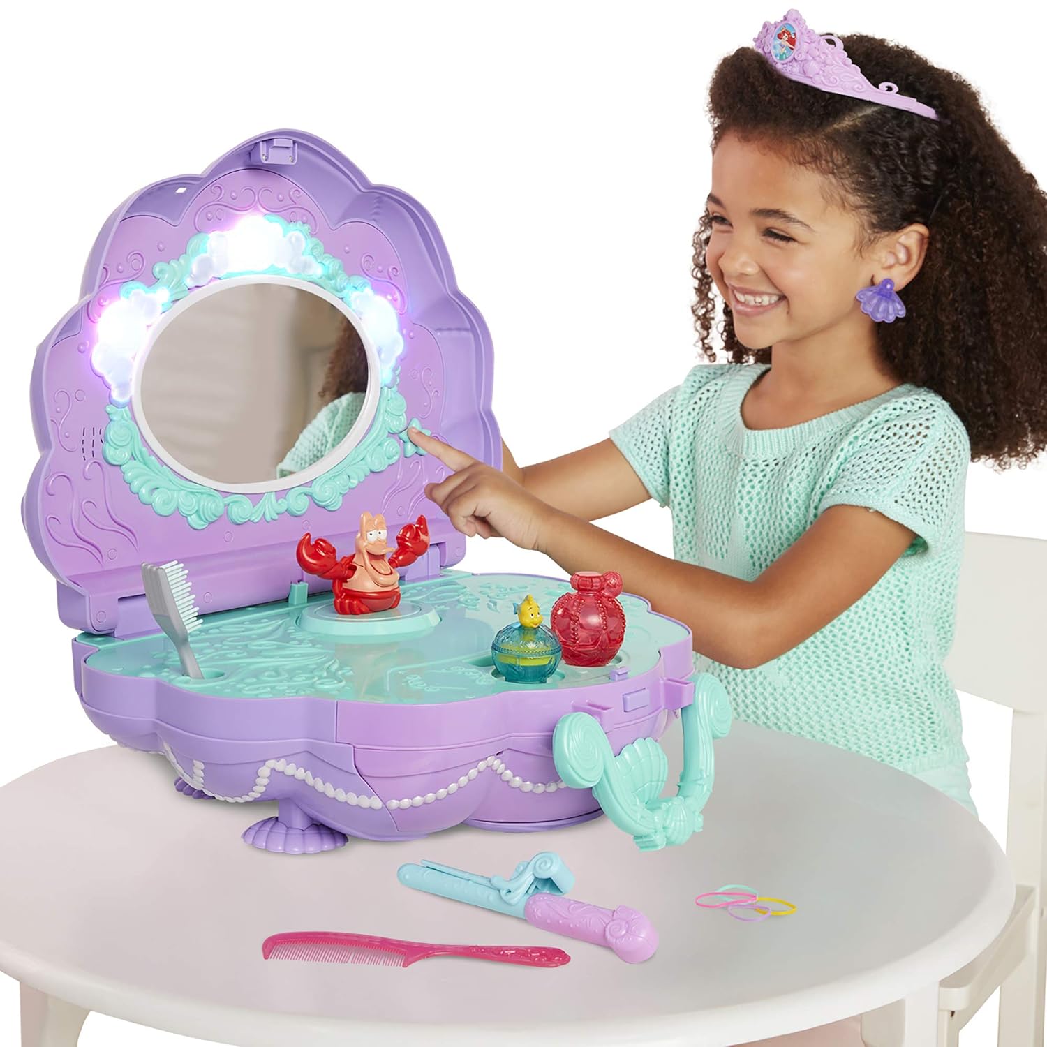 Disney Princess Ariels Vanity Under The Sea Tabletop Music Lights Vanity For Girls Ages 3 Baby Costumes Accessories Yazilimcimekanicom Disney Princess Ariels Vanity Under The Sea Tabletop Music Lights Vanity For Girls Ages 3 Baby Costumes Accessories Yazilimcimekanicom