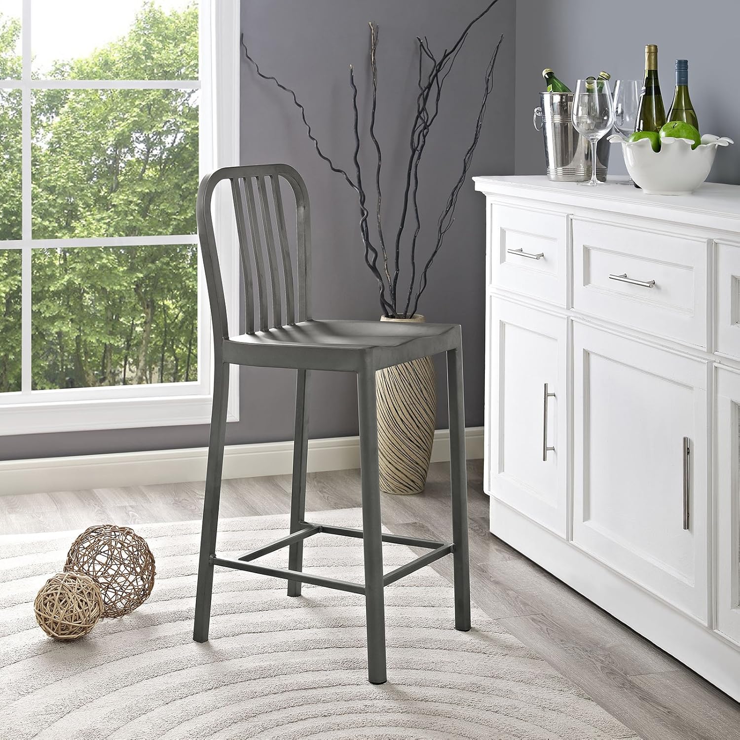 Best Kitchen Counter Stool Brushed Aluminum