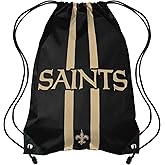 FOCO New Orleans Saints NFL Team Stripe Wordmark Drawstring Backpack