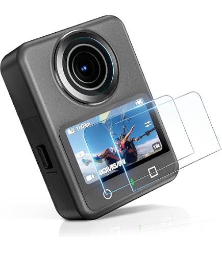 Protection Objectif Verre Trempé Pour DJI Osmo 360 - Anti-rayures Et Anti-buée, Dureté 9H, Clip Facile