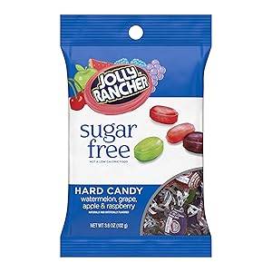 JOLLY RANCHER Hard Candy, Assorted Flavors, Sugar-Free, 3.6 Ounce Bag