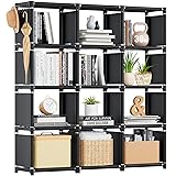 Mavivegue Book Shelf, 12 Cube Storage