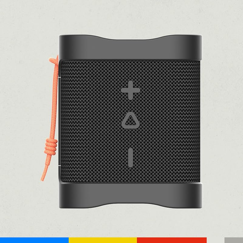 Terrain Mini Altavoz Portátil Inalámbrico con Bluetooth, Impermeabilidad IPX7, 14 Horas de Batería, True Wireless Stereo y Correa Integrada para Viajes y Uso en Exteriores - Negro