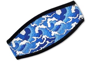 Flow Scuba Gear Diving Mask Slap Straps - Neoprene Cover for Dive and Snorkel Masks…