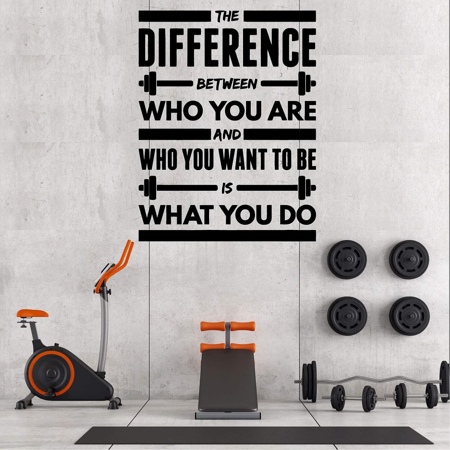 Amazon.com: 22 x 29 in Motivational Inspirational Gym Wall Decals