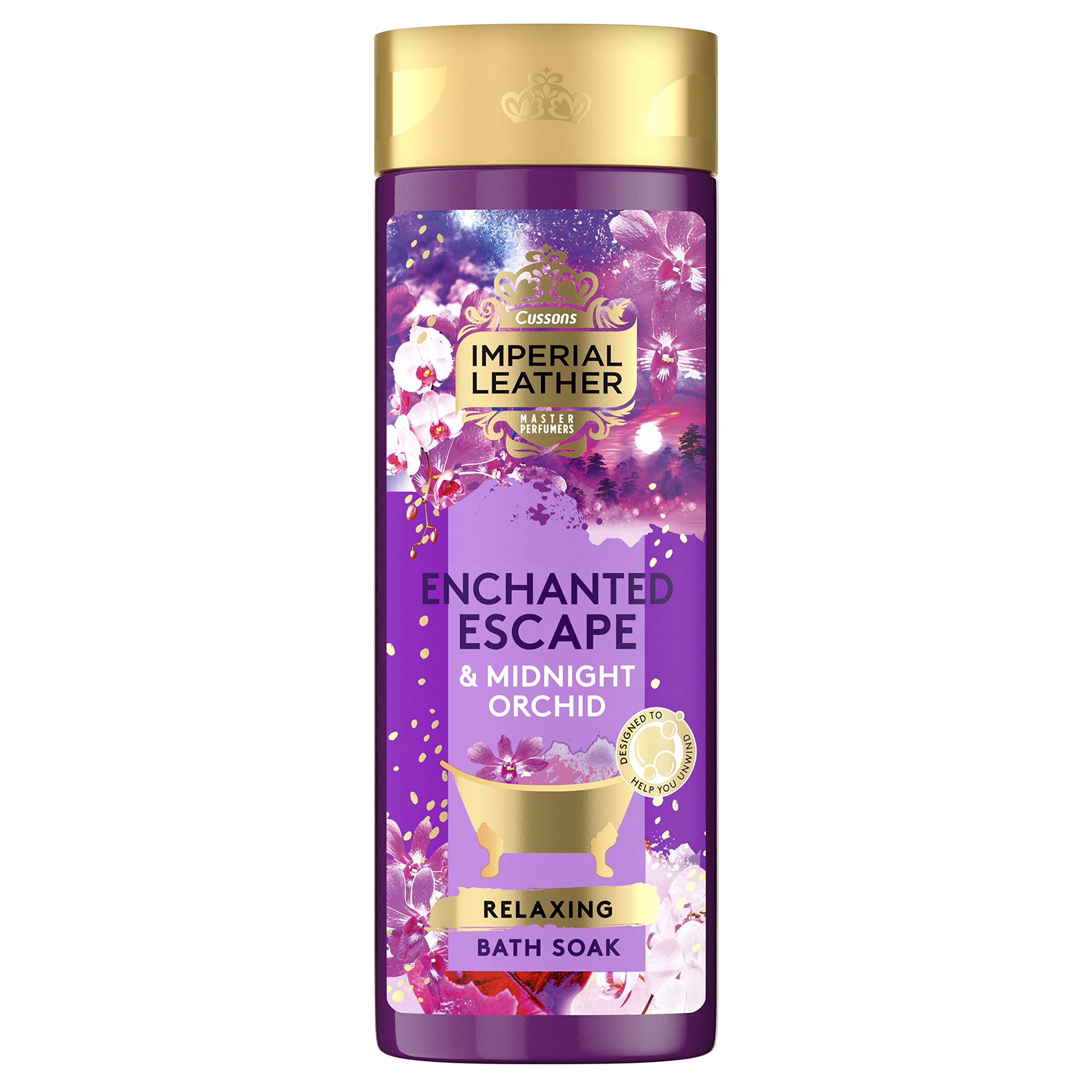 Imperial Leather Bubble Bath, Enchanted Escape Midnight & Orchid Relaxing Bath Soak, Multipack of 6 x 500 ml — image 1