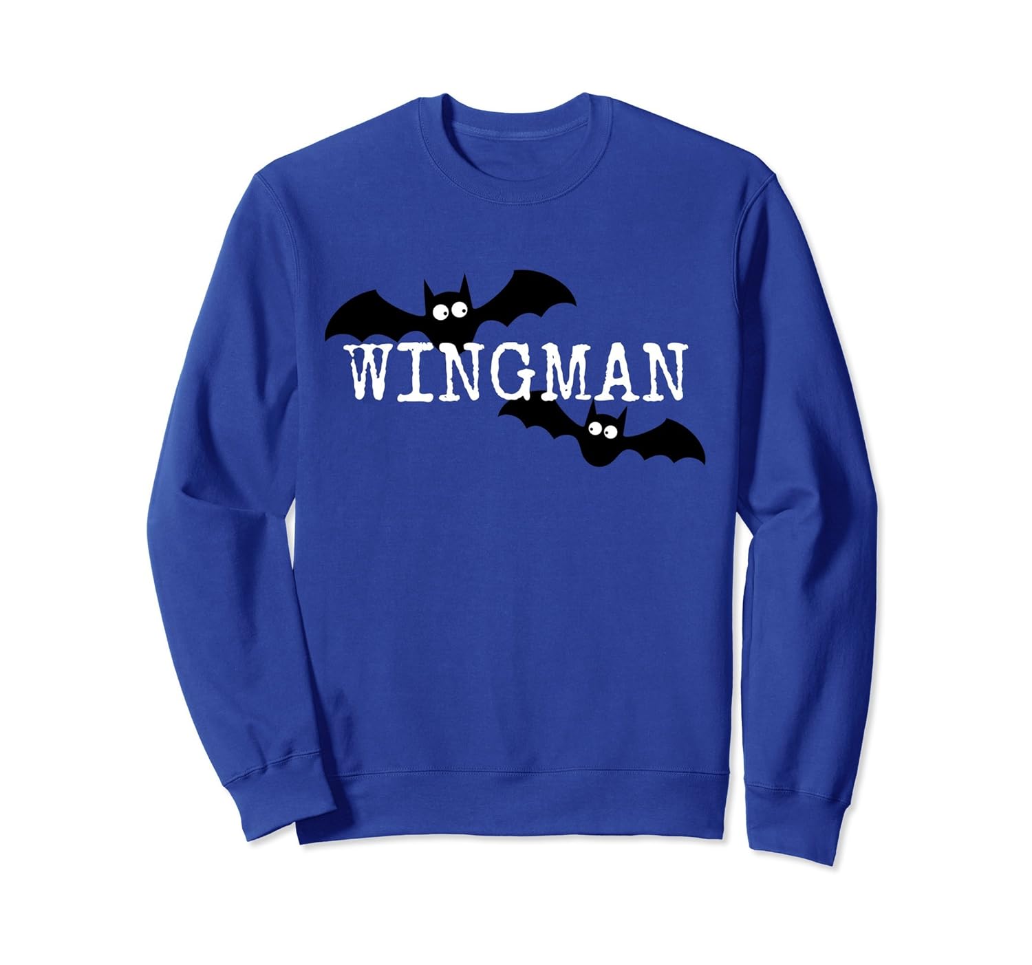 Wingman Halloween Costume Sweatshirt Funny Halloween Bat-ANZ