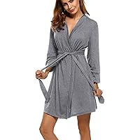 Casual Nights Women's Snap - Front House Dress Short Sleeve Woven Housecoat  Duster Lounger Robe with Pockets - Black Stripe
