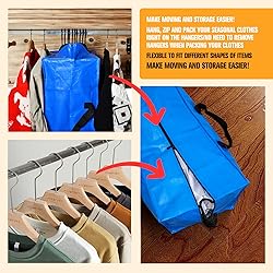 Heavy Duty Extra Large Storage Bags, XL Blue Moving