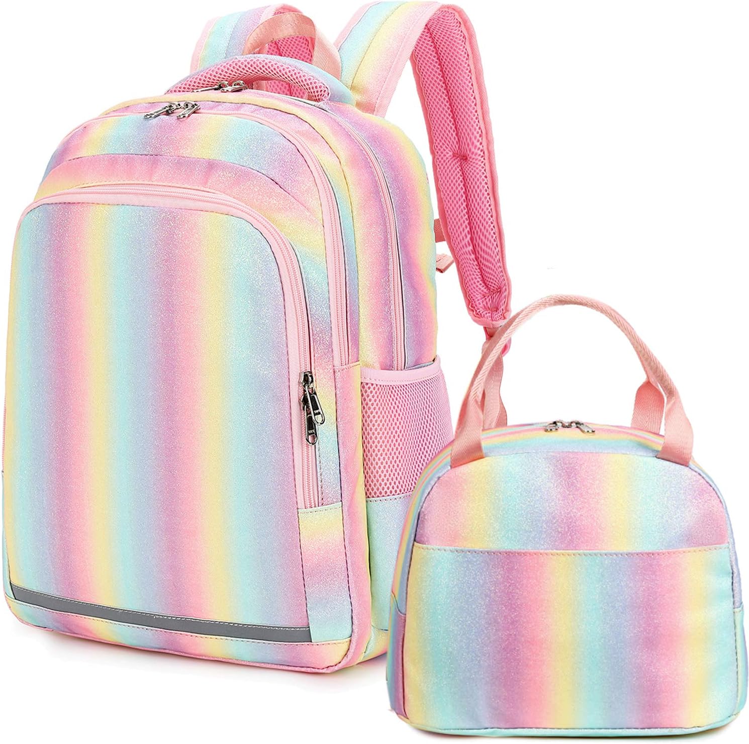 backpack with rainbow straps