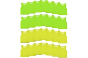 Pasimy 36 Pcs Pennies for Youth Sports Basketball Practice Jersey Kids Adult Soccer Football Hockey Pinnies Scrimmage Jerseys