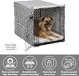 MidWest Homes for Pets Crate Cover 91 cm with Teflon Protector Gray Privacy view 3