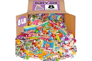 A GREAT SURPRISE Candy Bulk - 8 Pound Candy Mix - Big Bulk Candies for Pinatas, Gifting, Birthdays, Offices, Gift