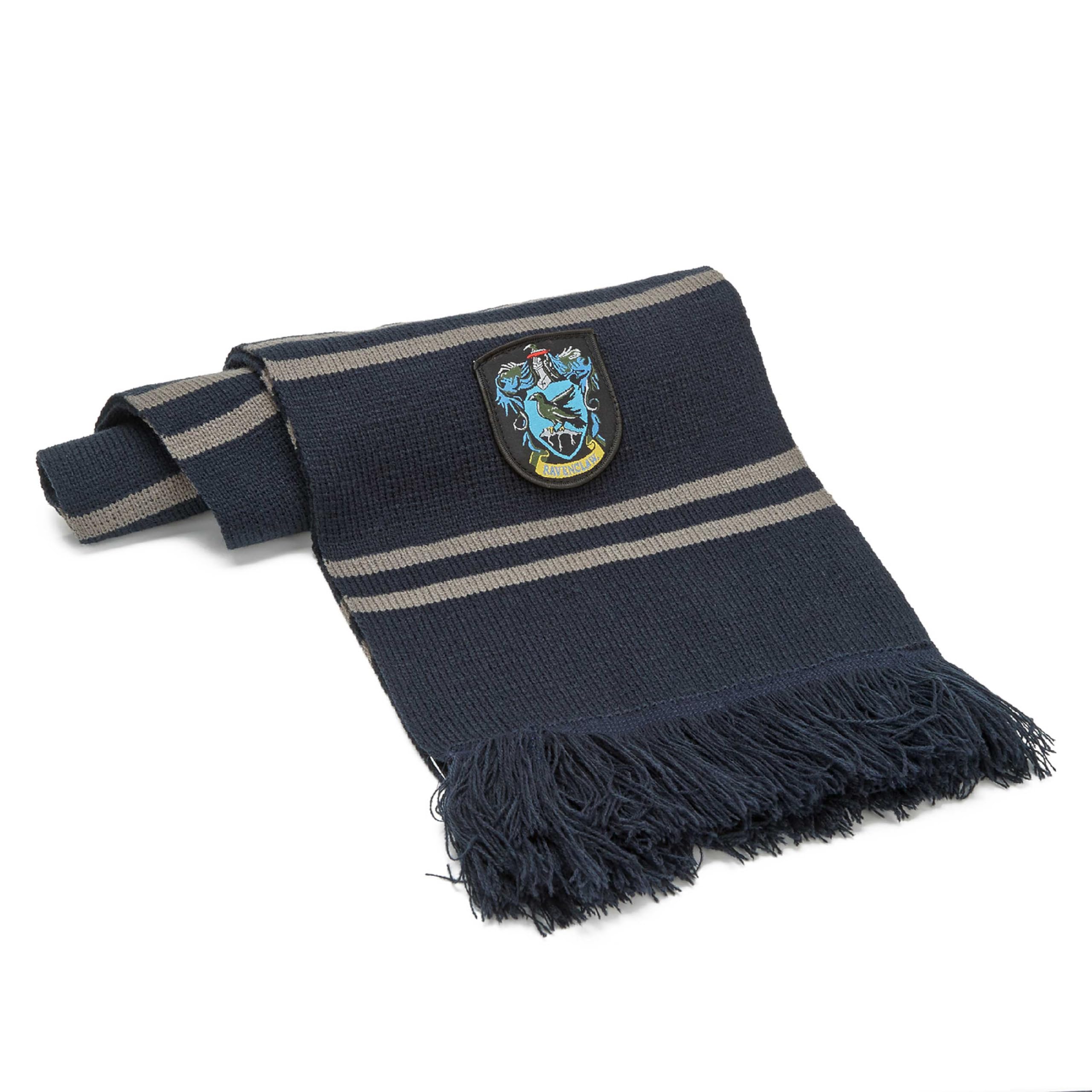 Cinereplicas - Harry Potter - Scarf - Ultra soft - Officially licensed - Ravenclaw - 190 cm - Blue & Grey