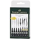Faber Castell FC167137 Wallet Pitt Pen Nibs Art Set, Assorted