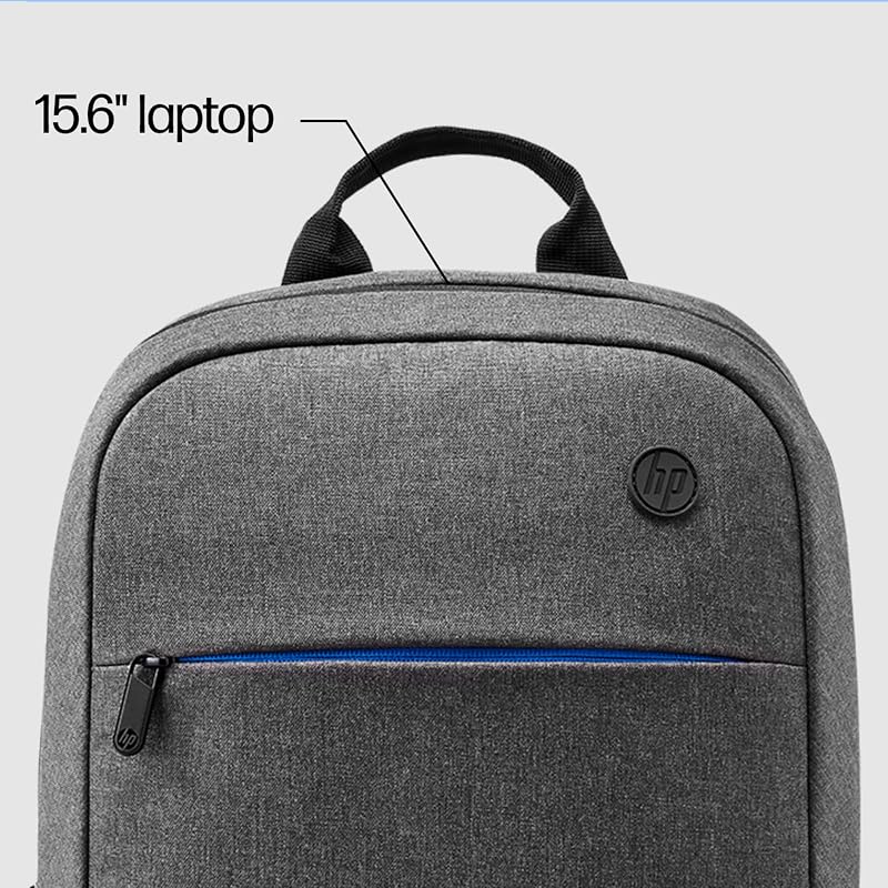Mochila hp prelude para laptops de até 15,6" - (tecido resistente à água, bolso protetor acolchoado, ultraleve), cinza