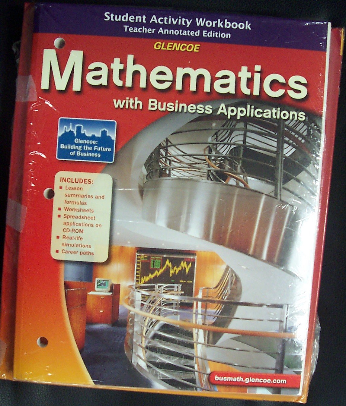Amazon Com Mathematics With Business Applications Teacher S Edition 9780078692529 Lange Rousos Temeoleon G Books