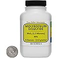 Molybdenum Disulfide [MoS2] 99% AR Grade Powder 4 Oz in a Space-Saver Bottle