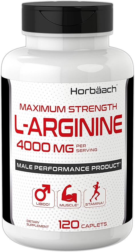 Amazon Com L Arginine 4000 Mg 120 Caplets Maximum Strength