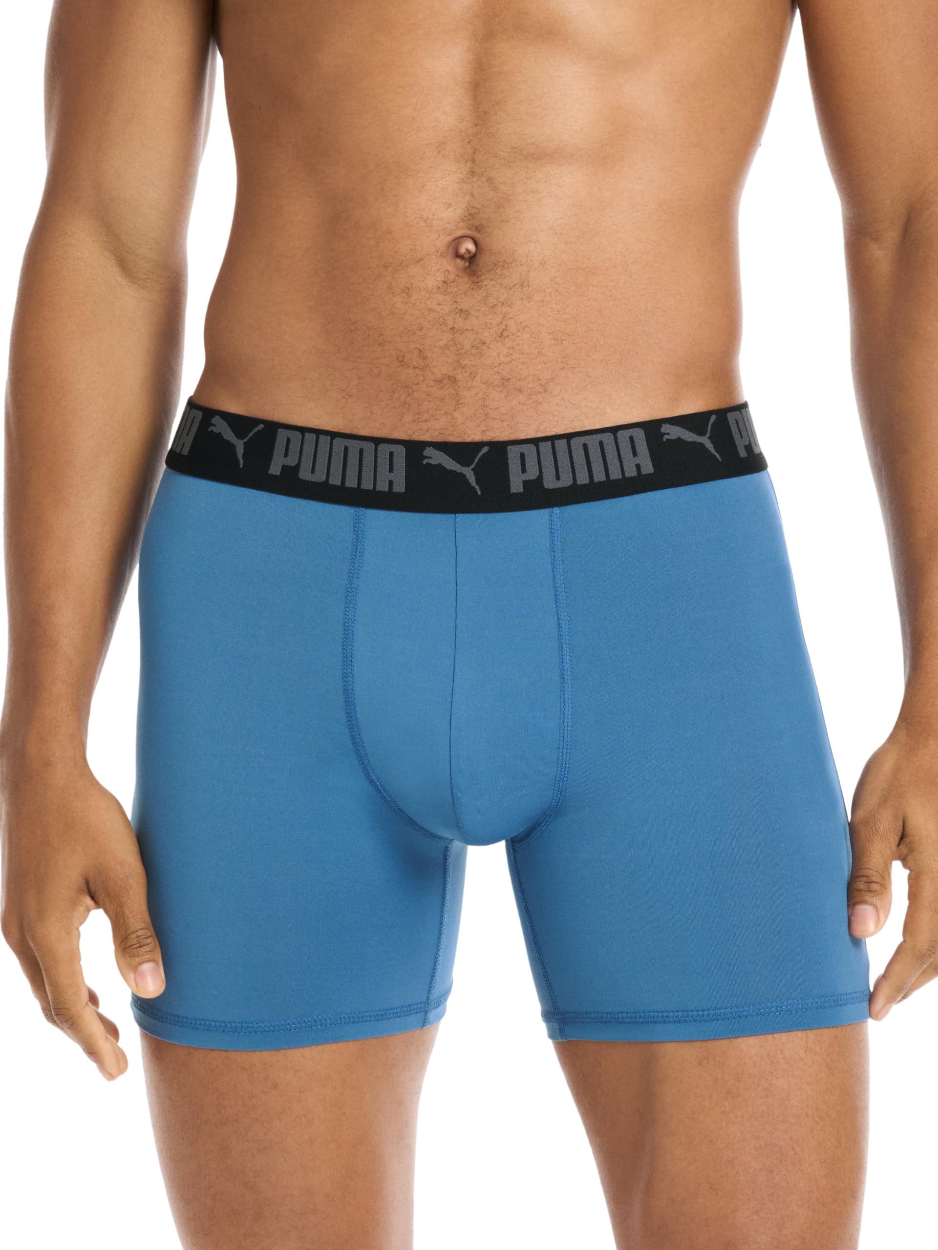 PUMA Men's 5 Pack Performance Boxer Briefs