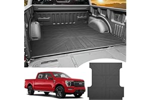 Utiiy Truck Bed Mat Fit for 2015-2024 F150 5.5ft, Truck Bed Liner All Weather Pickup Bed Mat for F-150 Accessories 2023 2024