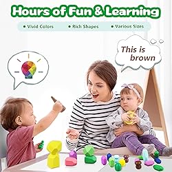 Toys for 3 Year Old Boys Girls, 36 PCS Colorful