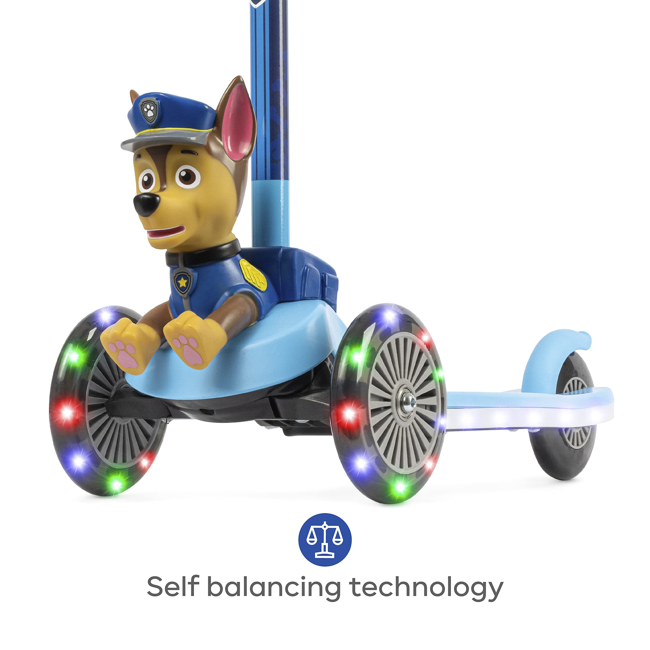 Sakar Self Balancing Toddler Scooter with Light-Up Wheels