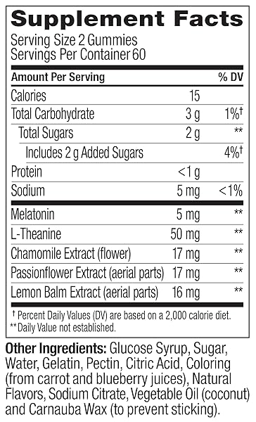 OLLY EXTRA STRENGTH SLEEP GUMMY, OCCASIONAL SLEEP SUPPORT SUPPLEMENT*, 5 MG MELATONIN, L-THEANINE, BLACKBERRY ZEN FLAVOR, 60 DAY SUPPLY – 120 COUNT (PACKAGING MAY VARY)