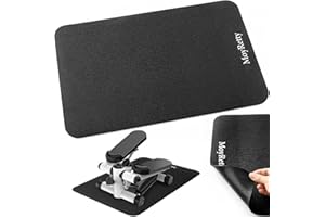 MoyRetty Non-Slip Workout Mat for Under Desk Elliptical(23.6x15.7 inches), Ellipse Leg Exerciser Machine Mat, Suitable for Electric Seated Foot Pedal Exerciser, Stability and Floor Protection