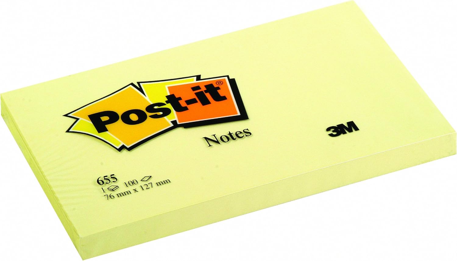 Post-it Haftnotizen – 51 X 76 Mm, Gelb, 100 Blatt/Block, 3M Qualität