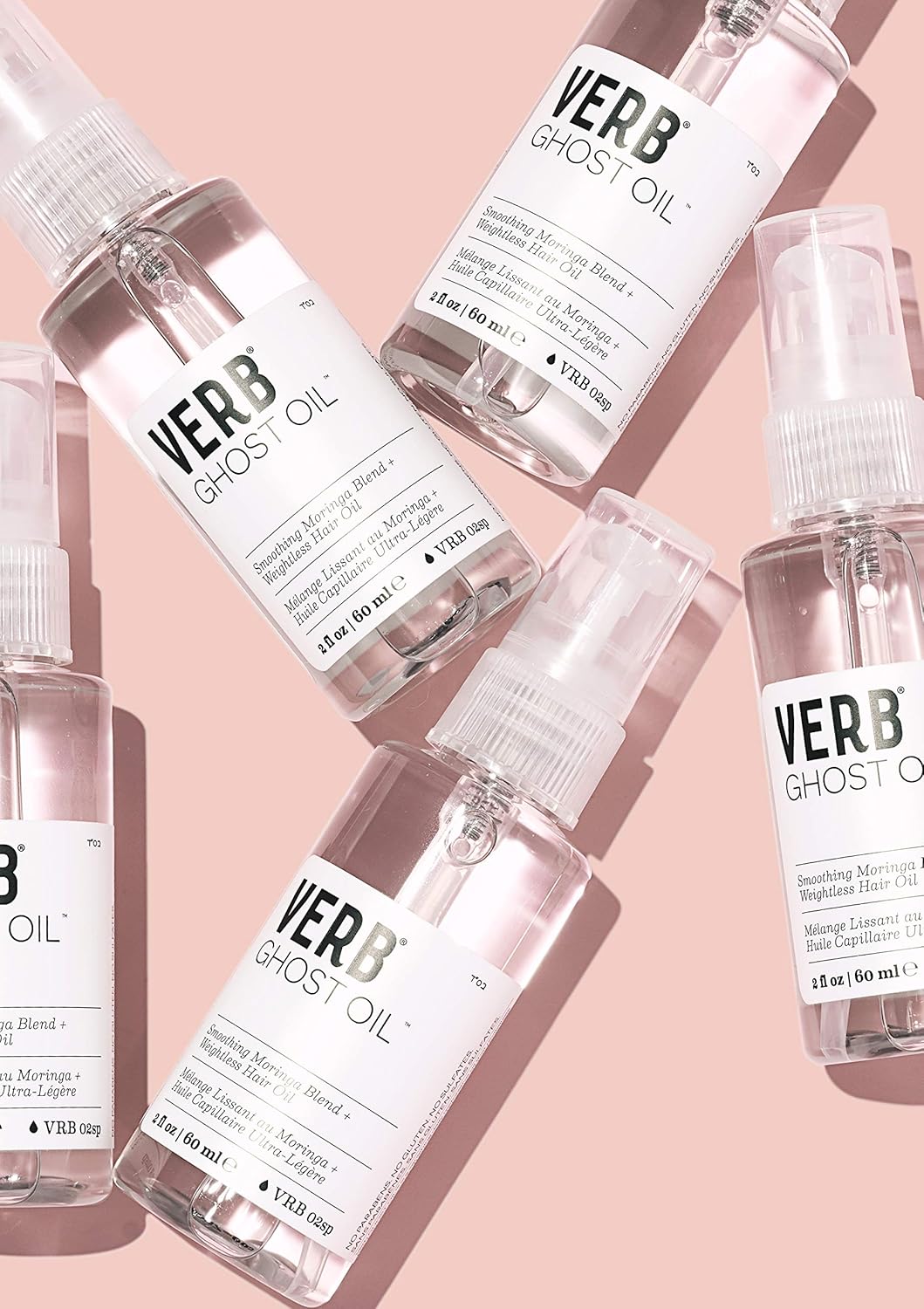 Verb Ghost Oil - Smoothing Moringa Blend + Weightless Hair Oil 2oz: Premium Beauty