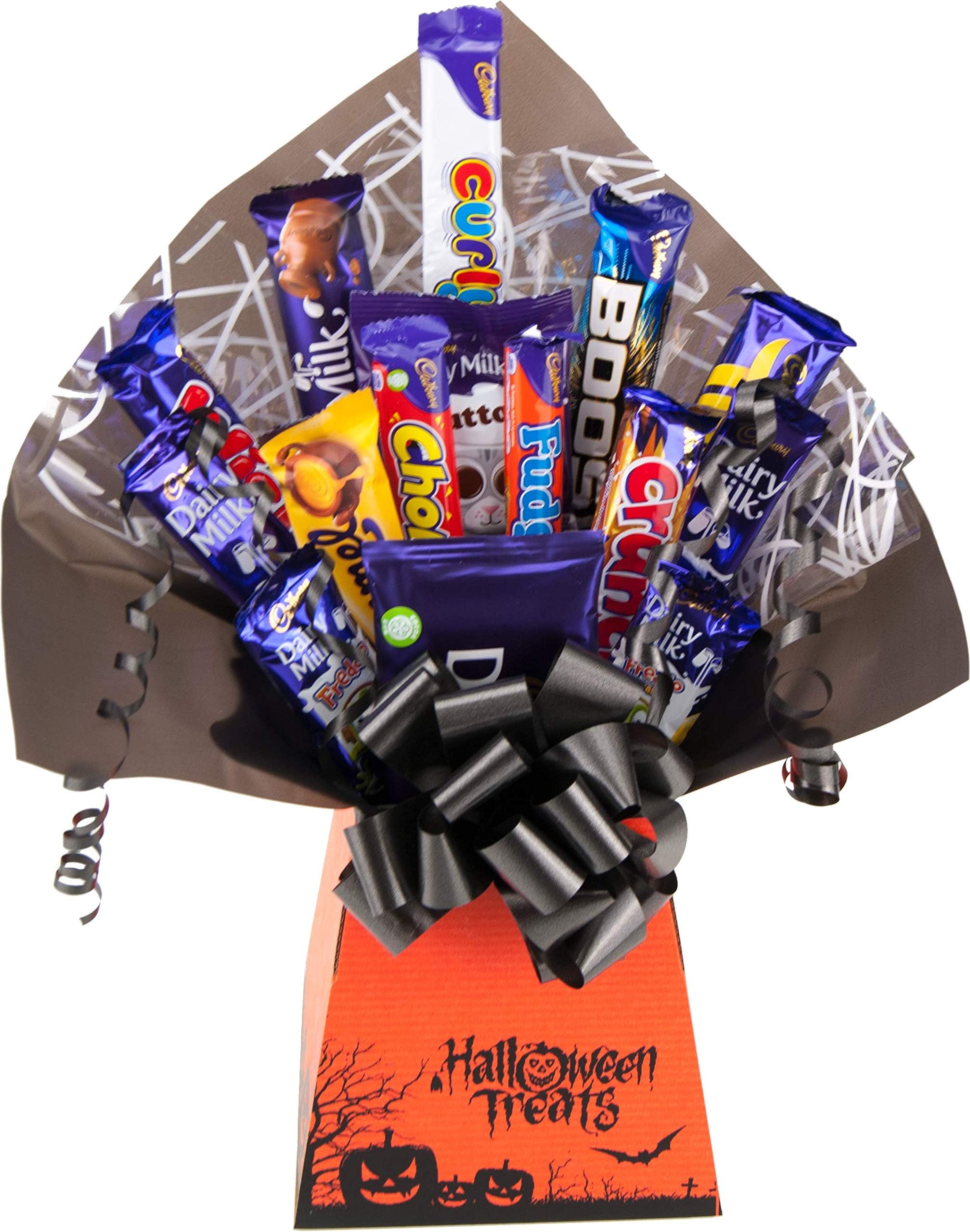Cadburys Halloween Treats Chocolate Bouquet Tree Explosion Gift Hamper Selection Box - Perfect Gift