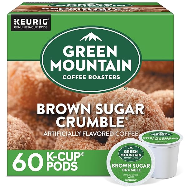 GREEN MOUNTAIN COFFEE ROASTERS BROWN SUGAR CRUMBLE KEURIG SINGLE-SERVE K-CUP PODS, MEDIUM ROAST COFFEE
