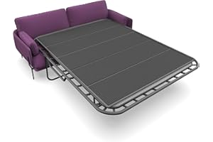 Imperius Foldable Box Spring, Bunkie Board, Bed Support Slats for Support to Streamline and Minimize The Bed, No Assembly Needed (Queen 48x60)