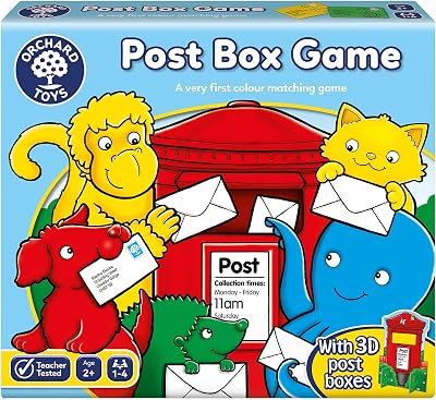 Orchard Toys Post Box Game - Matching and Posting for Ages 2+