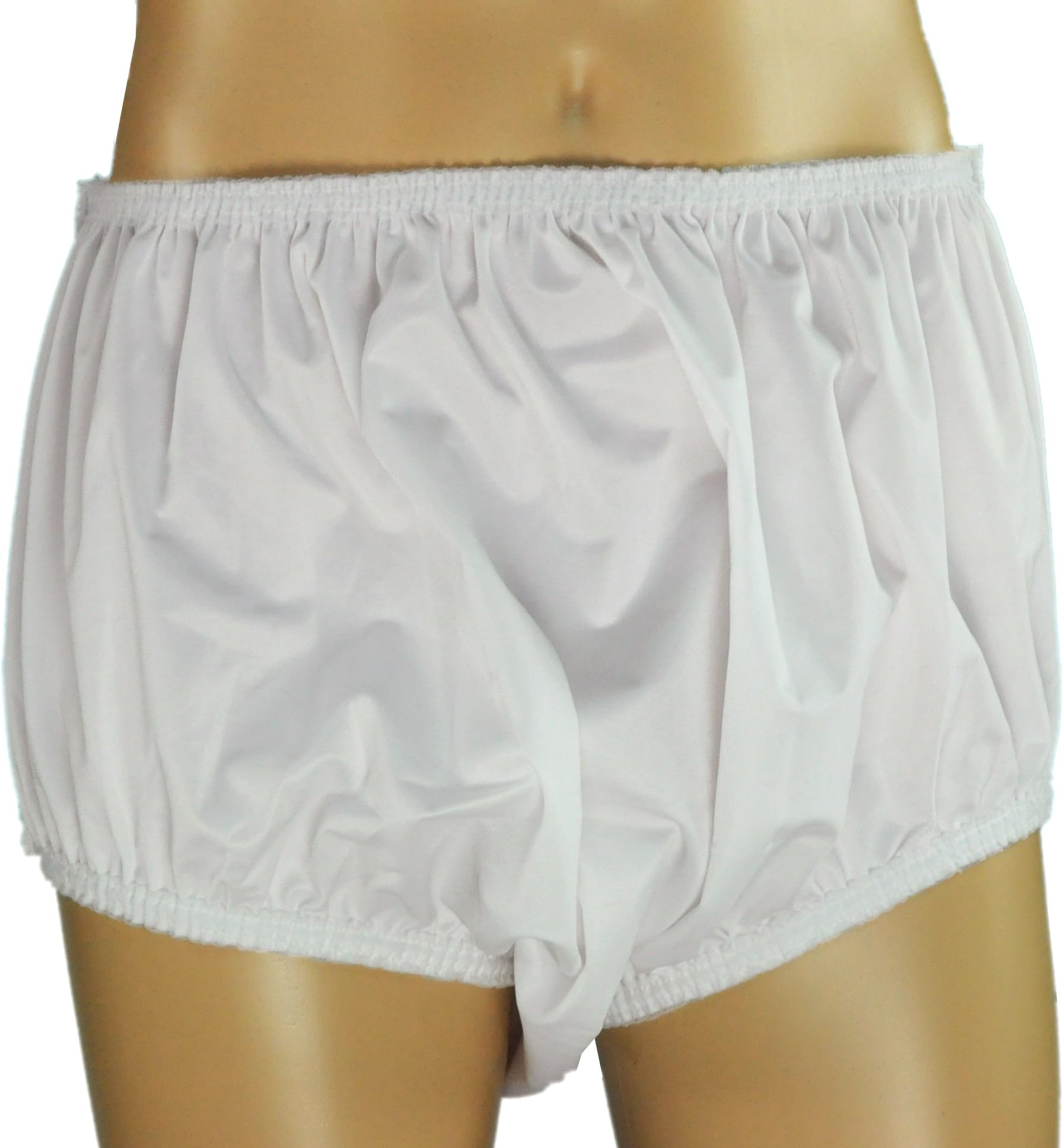 ObboMed® MT-3500N/MT-3500G"New Larger Leg Circumference" Reusable Washable Underwear Pull-On Incontinent Under Pants, for Patients, Elders, Adult Men and Women – White (S: 22-28 inches)