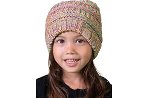 Funky Junque Toddler Winter Hat Ages 1–4, Soft Knit Beanie for Boys & Girls, Cozy Warm Kids Beanies for Cold Weather