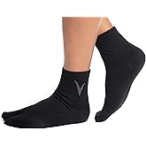 V-Toe Flip-Flop Socks Tabi Split Toe Wool - Shoe Size Men 9-10.5 Women 10.5-12
