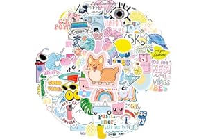 YANENAN Stickers for Water Bottles, 100PCS VSCO Cute Vinyl Waterproof Aesthetic Stickers for Hydro Flask, Laptop, Computer, Phone, PC, Skateboard, Luggage for Teens Girls