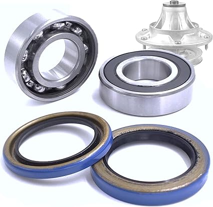 Amazon Com Hd Switch 1 Kit Deck Spindle Bearing Seal Rebuild Kit Replacement For John Deere M169375 Garden Outdoor