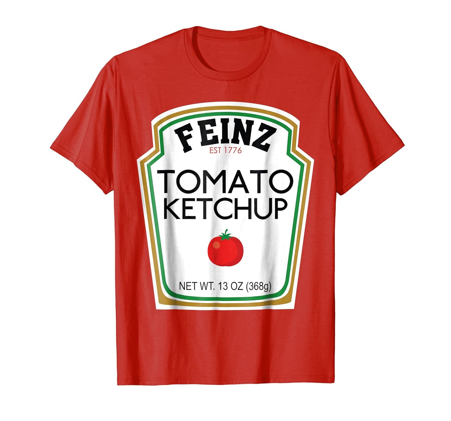 Ketchup Matching Best Friend Halloween Costume T-Shirt-ANZ