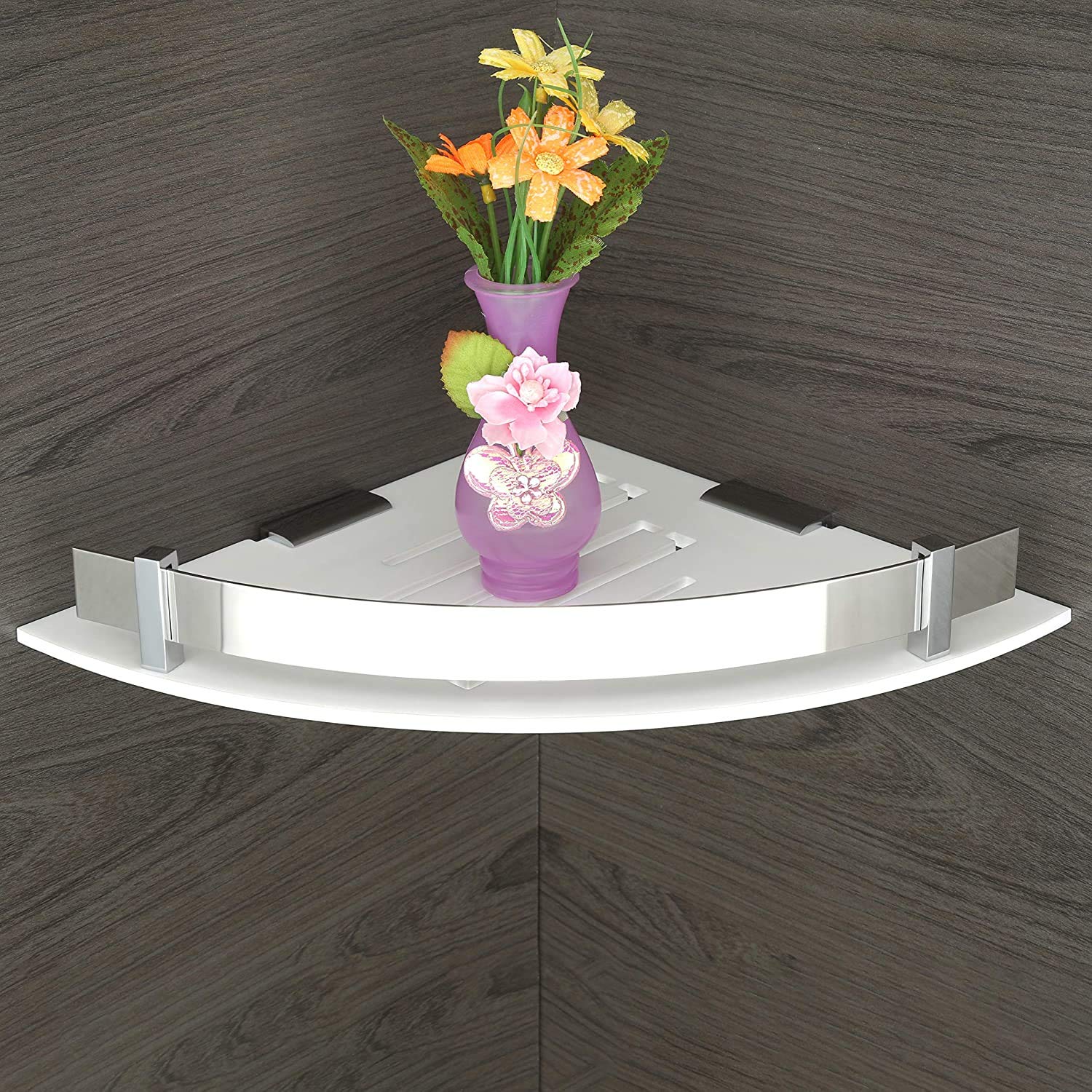Fastyle Acrylic Multipurpose Bathroom Corner Shelf/Rack/Decorative