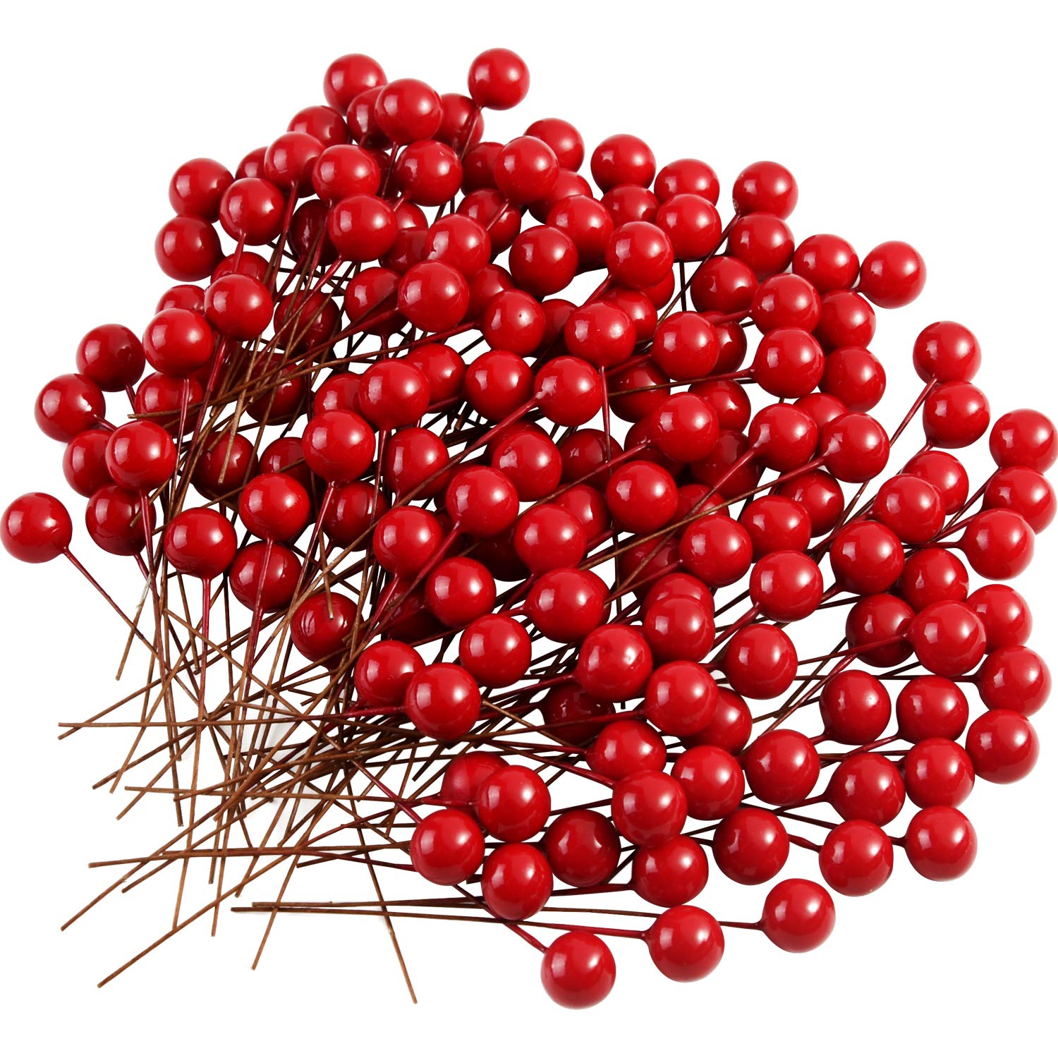TUPARKA 150 Piece Artificial Holly Berries for Christmas Party Decoration