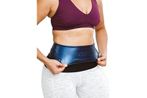 Sweat Shaper Waist Trimmer for Women, Waist Trainer Sauna Belt, Neoprene-Free Waist Cincher, Sauna Slimming Belt