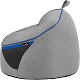 icon Play-R1 Alpha Kids Bean Bag Grey Gaming Chair with Filling Included view 6