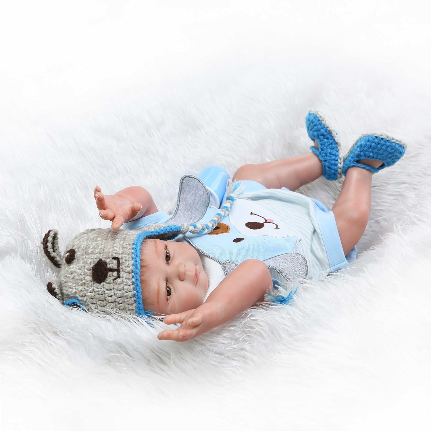 ZIYIUI 20 pollici 50 cm Vinile in silicone a corpo intero Bambola Reborn  Soprattutto sembra un vero bambino Ragazzo bambola Giochi e giocattoli  urban-earth.co.uk