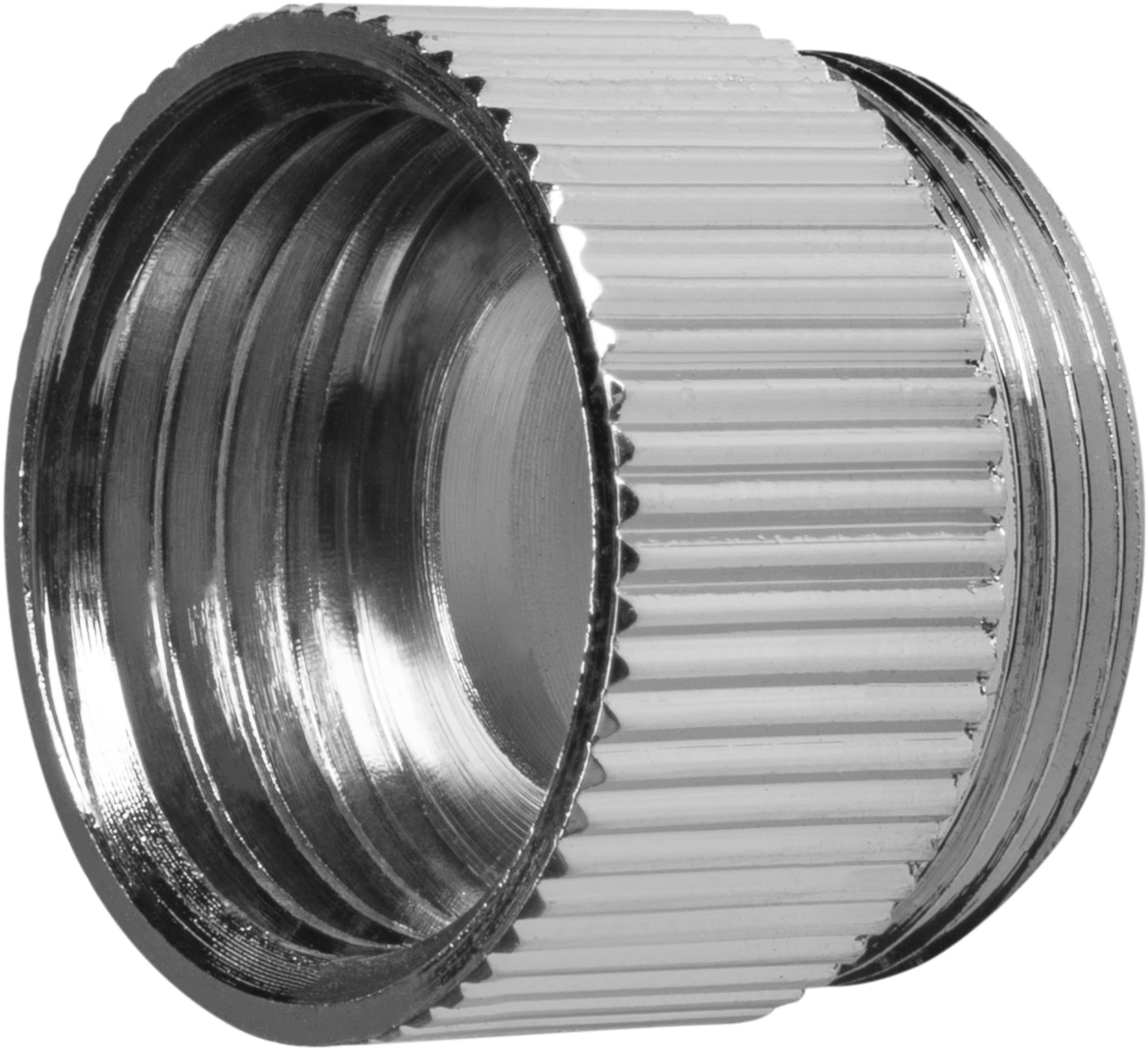 CORNAT TEC386306 M22 x 1ET x 1/2IT Chrome Brass Adapter