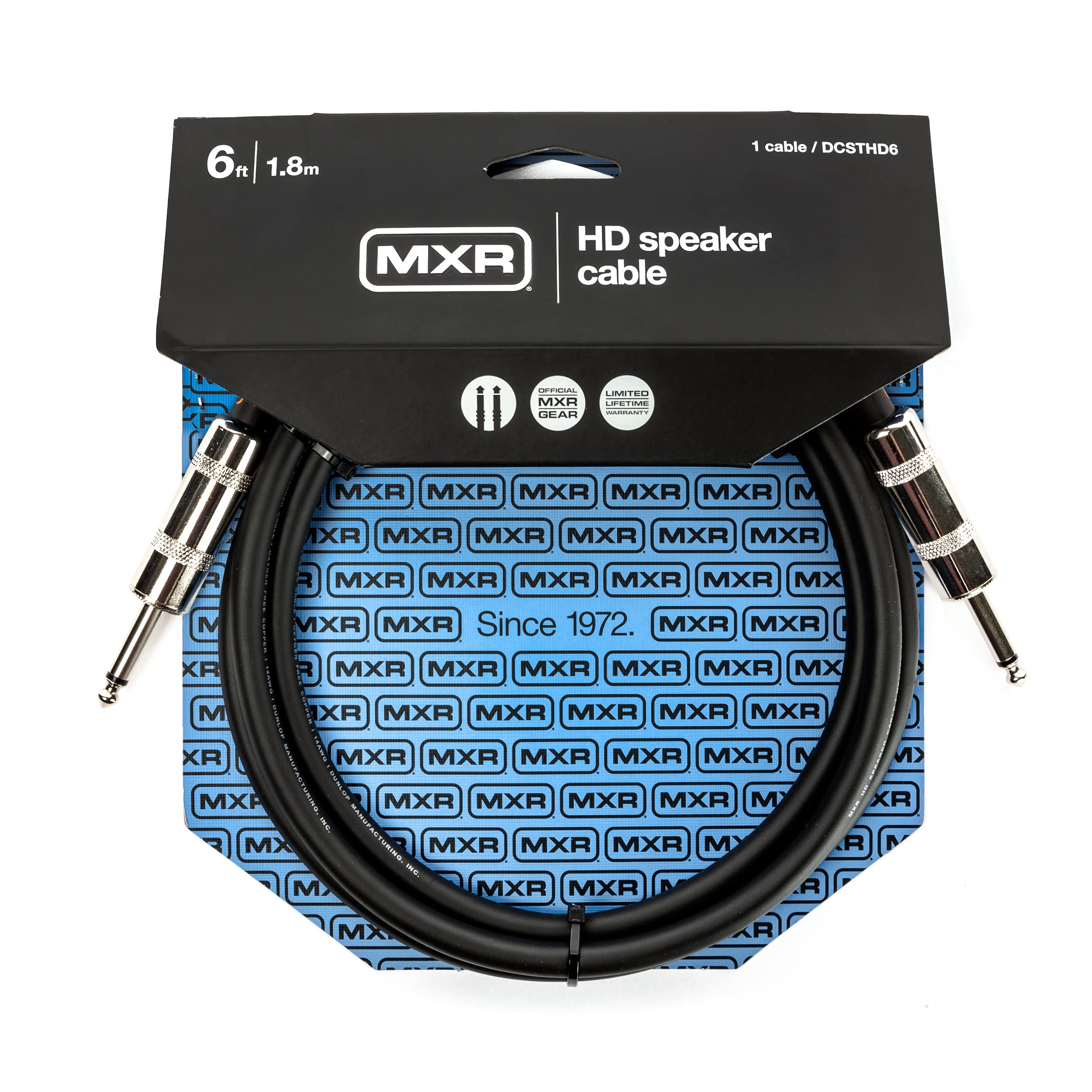 MXR DCSTHD6 Cable - 6ft - 1.8m - Speaker TS Heavy Duty
